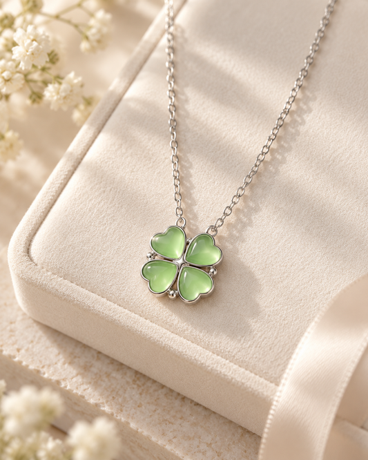 Lucky Four-Leaf Clover Necklace