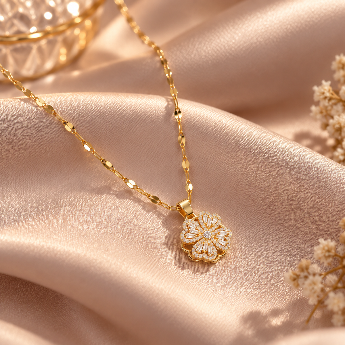 The Radiant Clover Necklace