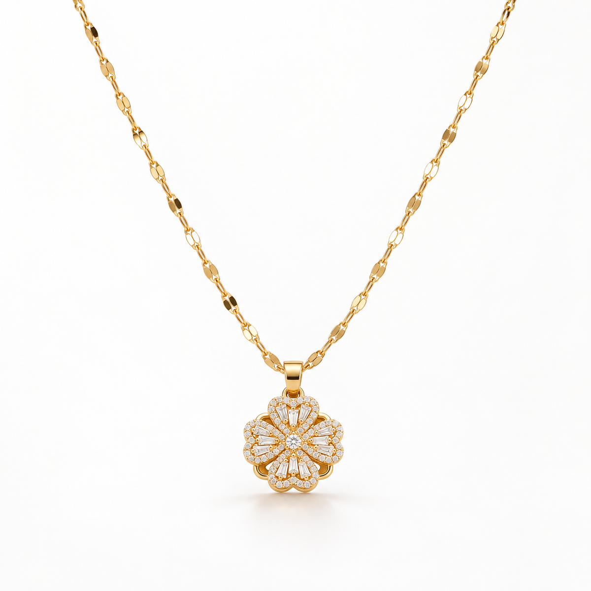 The Radiant Clover Necklace