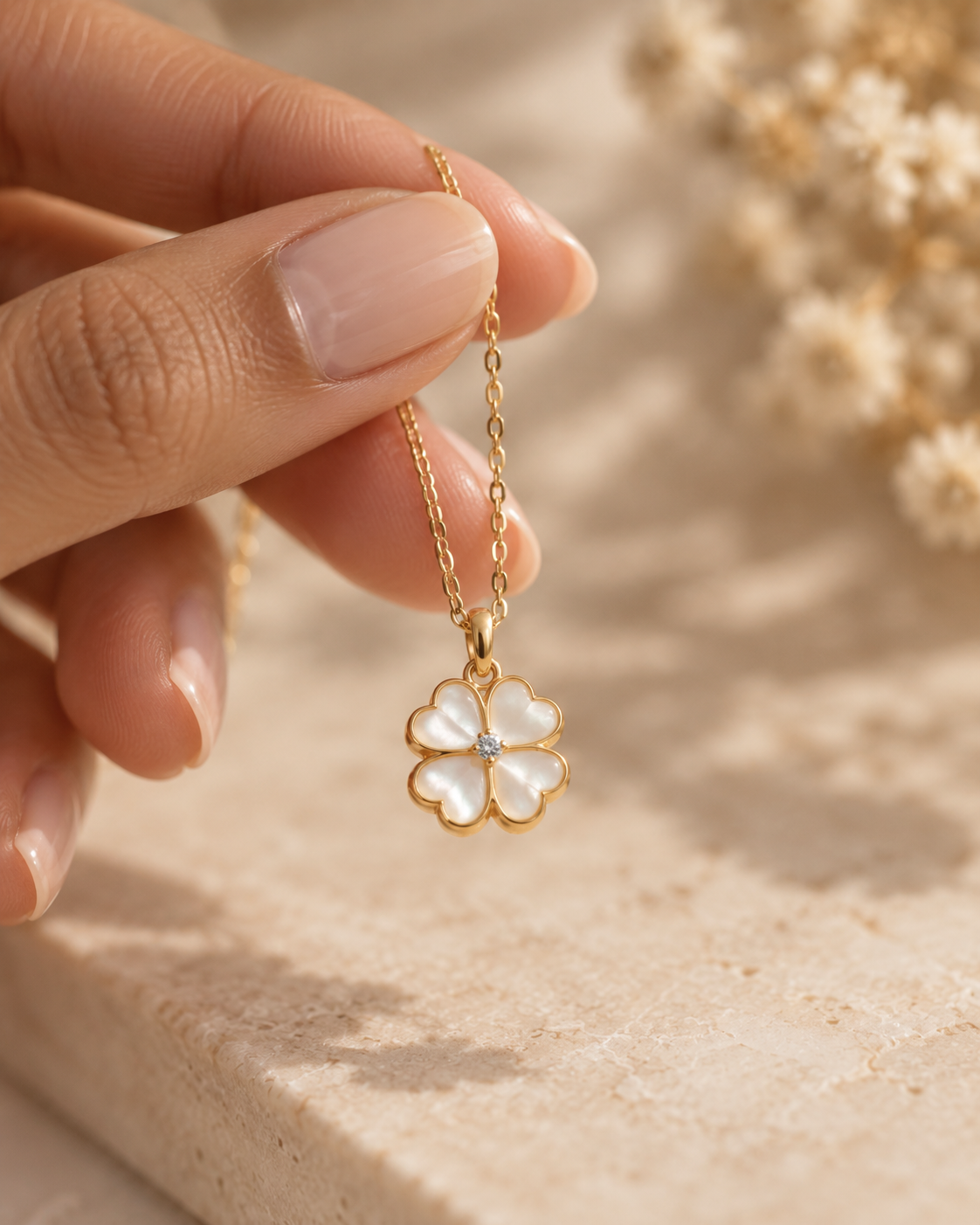 The Ivory Clover Necklace