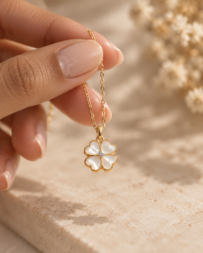 The Ivory Clover Necklace