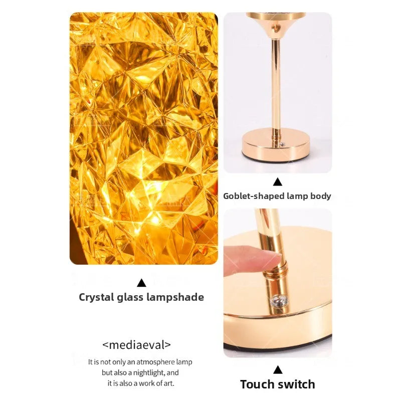 Aurelia Crystal Table Lamp