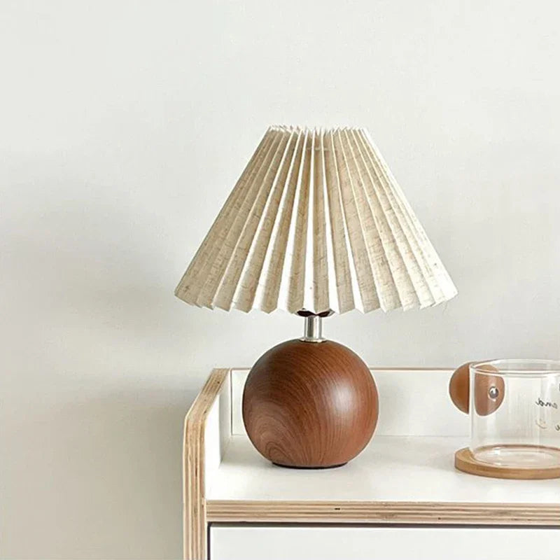Nordic Pleated Fabric Table Lamp